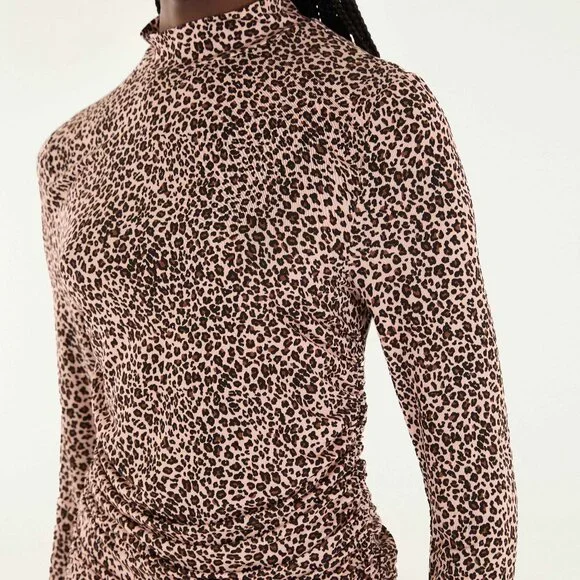 Pink Baby Leopard Jersey Blouse - Picture 1 of 3